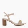 Cheap Jessie - Blush Block Heeled Sandals