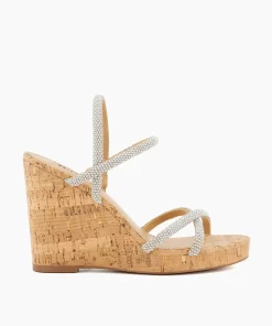 Flash Sale Kali - Silver Wedge Sandals