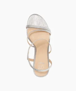 Hot Melonie - Silver Heeled Sandals