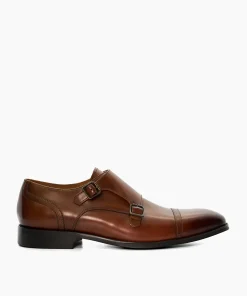 Discount Saloon - Dark Tan Smart Shoes